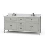 Cholet Double Vanity W/ Sink & Marble Top