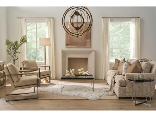 Avaline Jordan Side Table Chairside Tables Antique Nickel 7