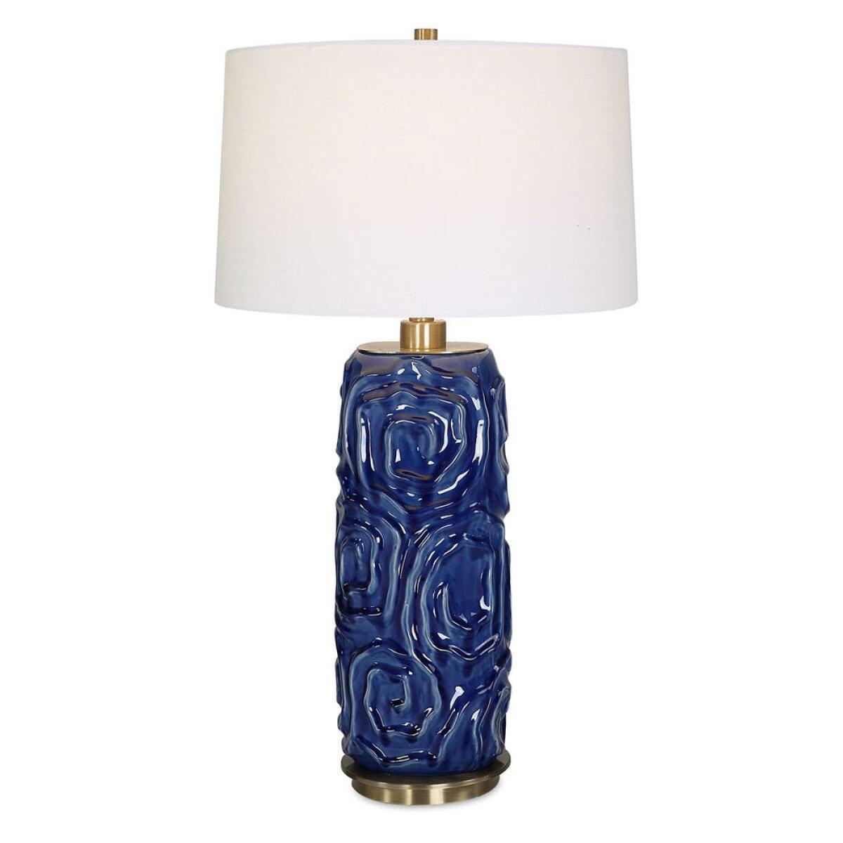 948c1fbd7fcfc58ef71a0a7210a84e20 Zade Table Lamp, Blue - Image 1