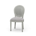 Tulip Rattan Back Dining Chair W/o Fluted Leg