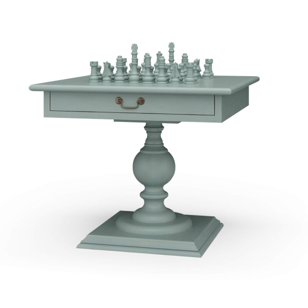 94aa33327c0f9af2a3ba1b20de4211bb Gloucester Chess Table W/ Drawer - Image 1