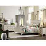 Thompson Leather Panel Arm Manual Recliner Chairs Bassett Furniture 13