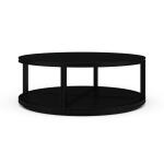 Cohan Round Coffee Table W/ Rattan