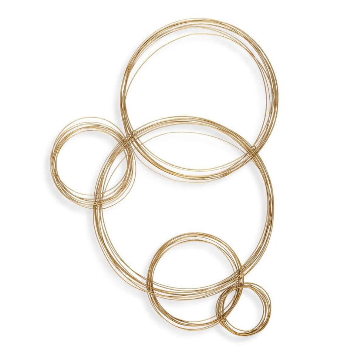 Golden Bubbles Metal Wall Decor Wall Decor Gold 2 Golden Bubbles Metal Wall Decor Wall Decor Gold 2