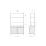 Kagu Open Hutch W/ Raffia - Image 8