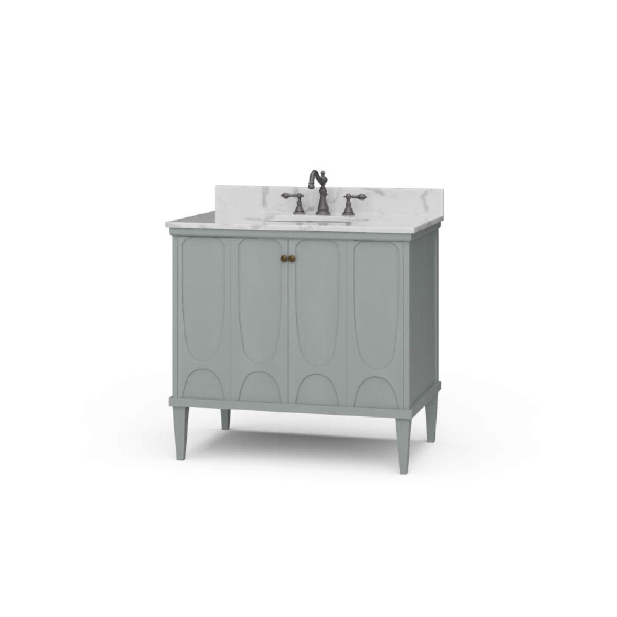 95321718aed151512332d14a34febdeb Eclipse Single Vanity W/ Sink & Marble Top - Image 1