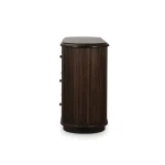 Kraton 3 Drawer Oval Dresser - Image 7
