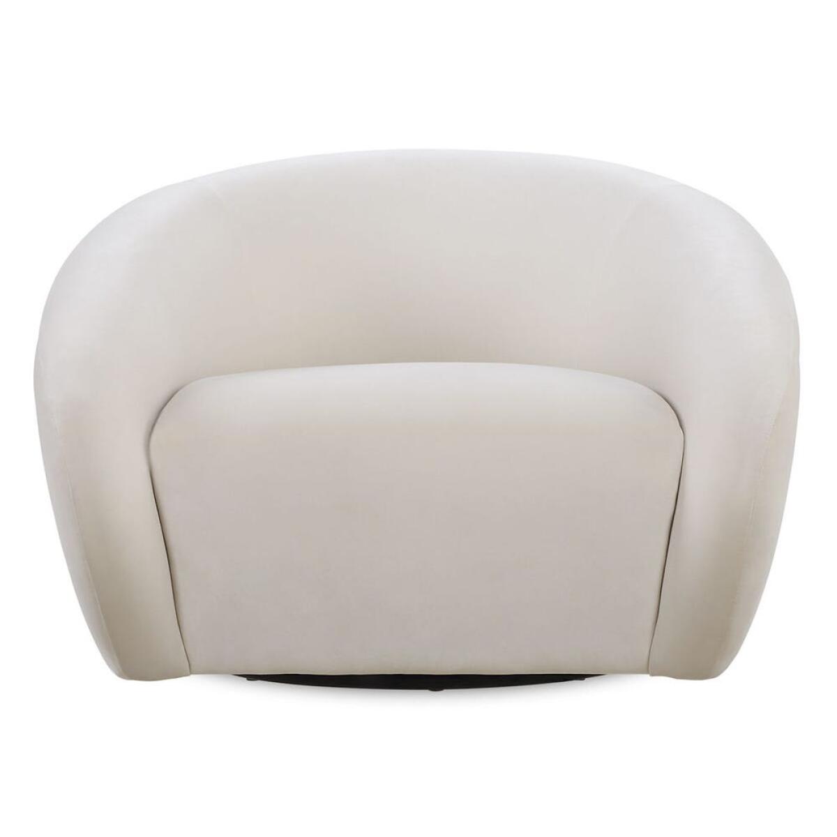9562769ea2d949bf1ef1ee4faab6afae Desoto Swivel Chair, Cream - Image 1
