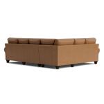 True Custom™ True Custom® Leather Large Panel Arm L-Shaped Sectional - Image 4