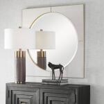 Cyprus Square Mirror, White - Image 3