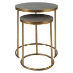 Aragon Nesting Tables, S/2, Gray - Image 5