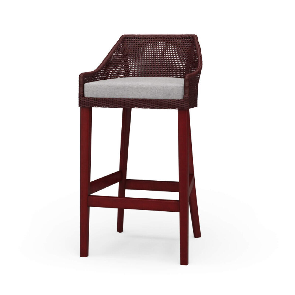 95c17f16792f2957436e33d03e01b603 Savanah Rattan Barstool W/ Seat Cushion - Image 1