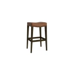 Vail Leather Saddle Bar Stool