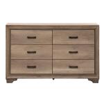 Sun Valley 6 Drawer Dresser Dressers Brown 10