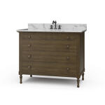 Carrington Single Vanity W/ Sink & Marble Top