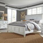 Allyson Park Queen Panel Bed, Dresser & Mirror