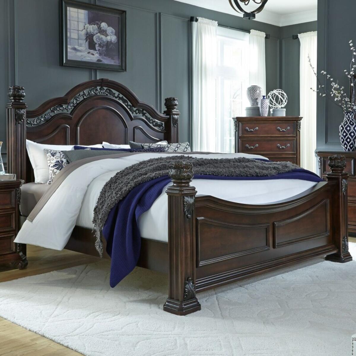Messina Estates King Poster Bed Beds Beds 2 Messina Estates King Poster Bed Beds Beds 2