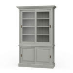 Hudson 88'' Bookcase W/ 2 Sliding Doors