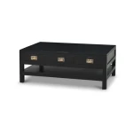 Kagu 6 Drawer Coffee Table W/ Shelf - Image 4