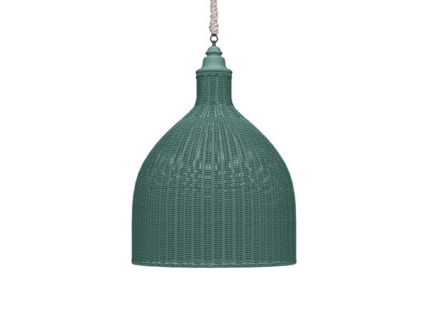 Hampton Rattan Pendant Extra Large Lighting Bramble
