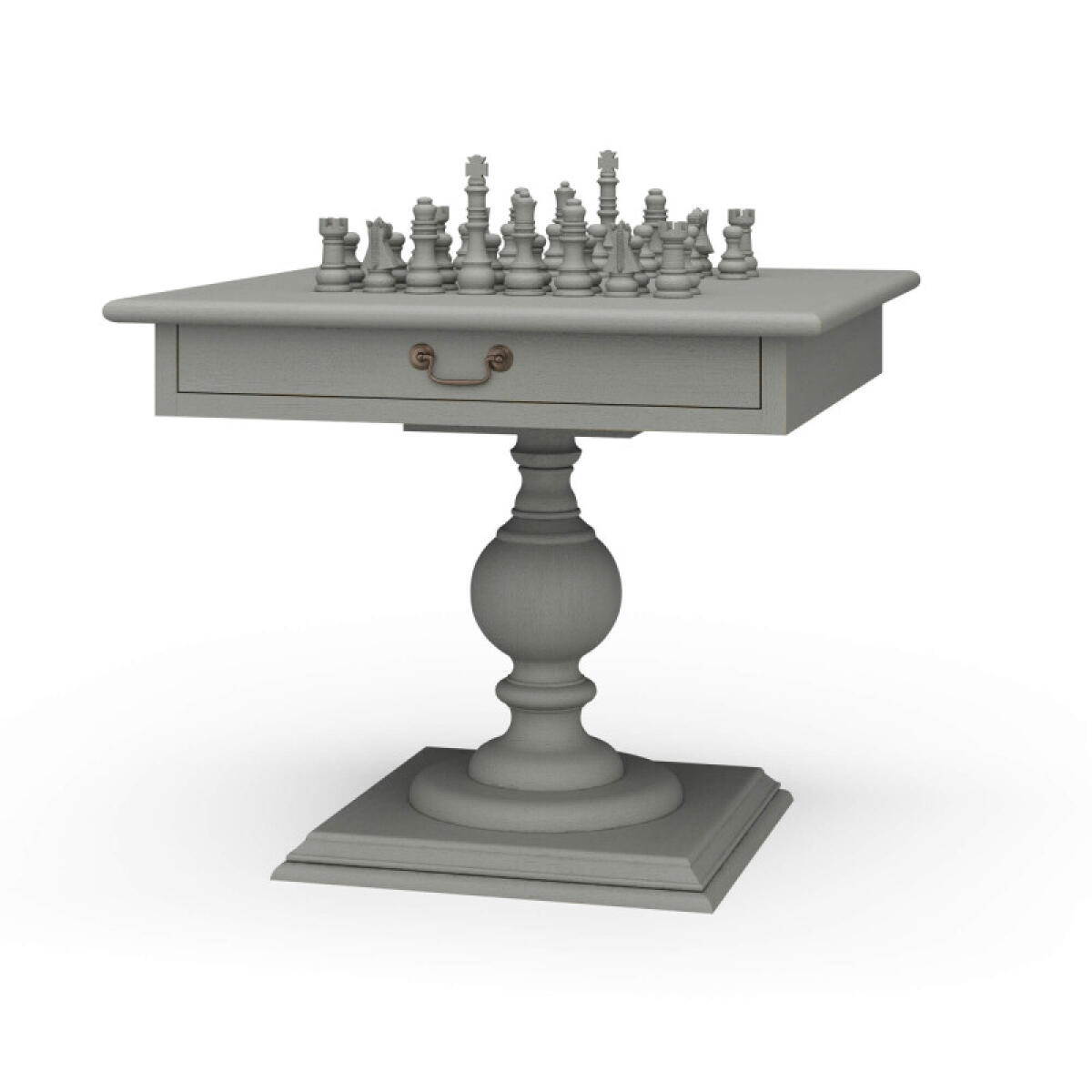 966a7c3f0a02481d896e9236f97e5dbe Gloucester Chess Table W/ Drawer - Image 1