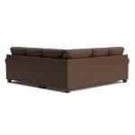 Carolina Leather Panel Arm L-Shaped Sectional Sectionals Bassett Furniture 11