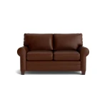 Carolina Leather Roll Arm Loveseat