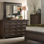King Two Sided Storage Bed, Dresser & Mirror, Chest - Image 3