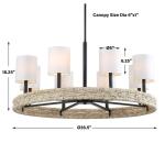 Faiyam, 8 Lt Chandelier - Image 15