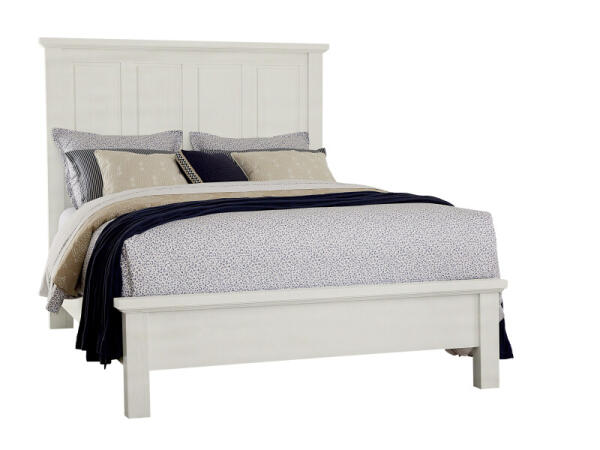 Maple Road Two-tone King Mansion Bed Beds Beds