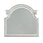 Magnolia Manor Mirror Bedroom Mirrors Antique White & Weathered Bark 10