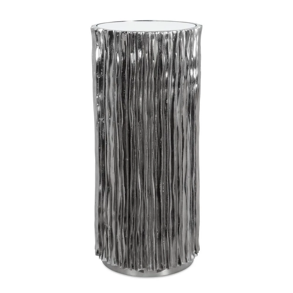 978996ebea562eee89942730e9501ee3 Echo Drink Table, Nickel - Image 1