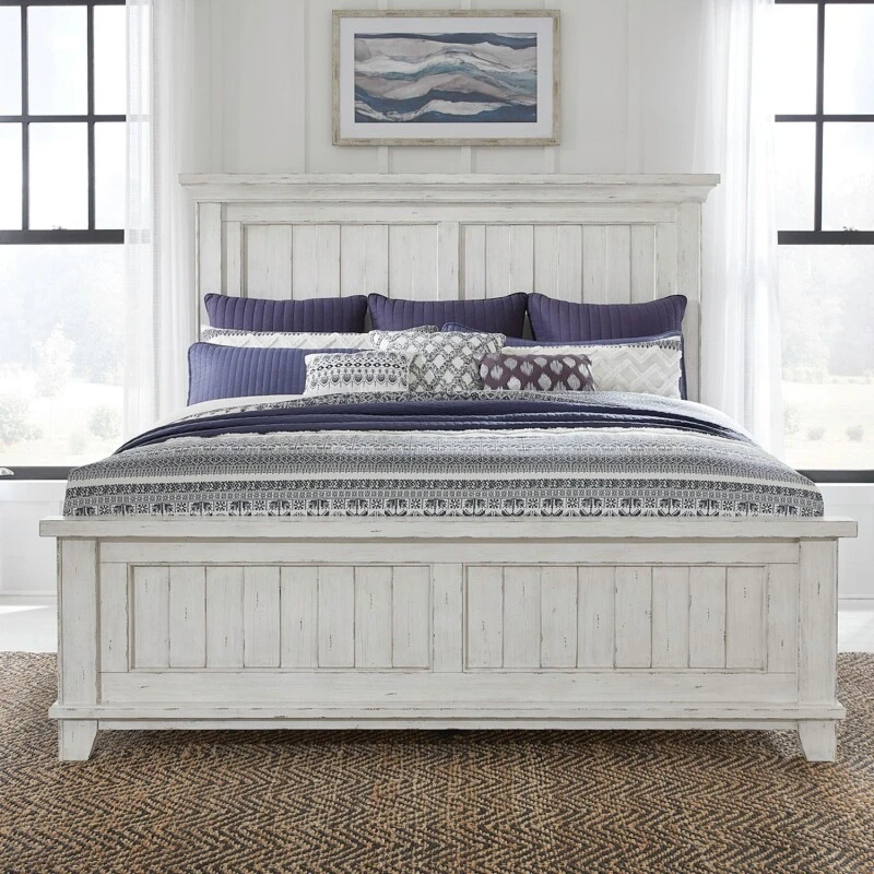 979c5b90008836cfc0ce1ded99712e87 River Place King Panel Bed - Image 1