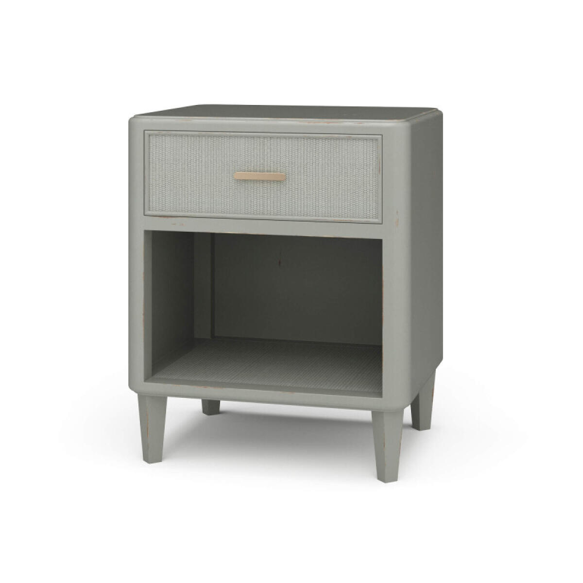 97a37010ed2c850f5d9f9585e9cf13a3 Lexington 1 Drawer Bedside Table W/ Rattan - Image 1