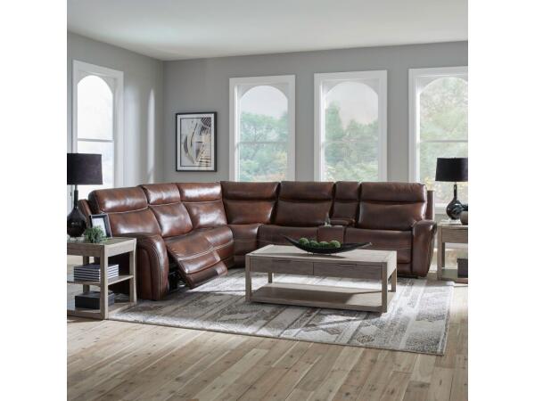 Blair 6 Piece Sectional Sectionals Brown 2