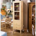 Kagu Tall Cabinet W/ Rattan - Image 2