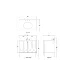 Eclipse Single Vanity W/ Sink & Marble Top - Image 2