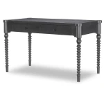 Turned Bobbin Leg Writing Desk Kettle Black CLH4011-511