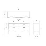 Normandy 4 Drawer Dresser - Image 8