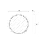 Cholet Round Mirror Large - Image 3