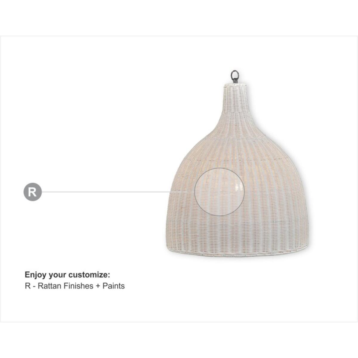 9828c9b2a096add337ebdf3f4ba17582 Hampton Rattan Pendant Large - Image 1