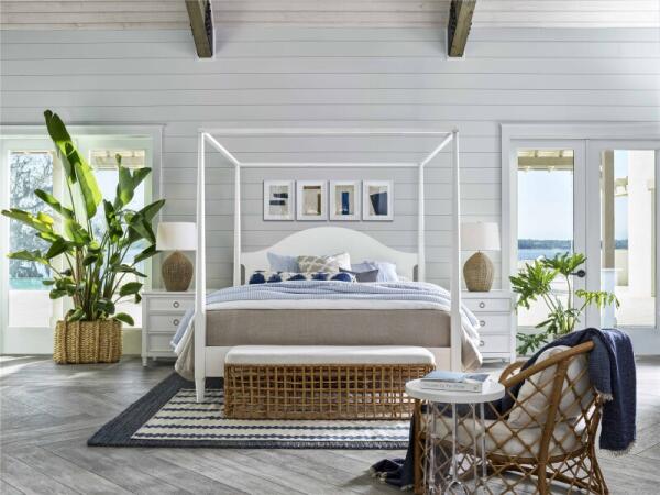 Getaway Coastal Living Home Collection Rattan Bench - Image 3