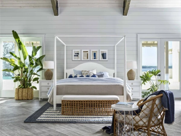 Getaway Coastal Living Home Collection Rattan Bench - Image 4