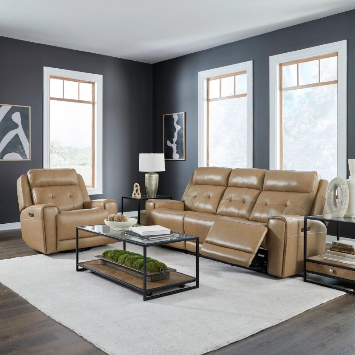 98412f4b76dee5b4dd3e3276ad546995 Carrington Sofa & Recliner - Image 1