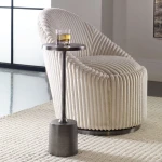 Sanaga Indoor-outdoor Drink Table, Nickel - Image 3