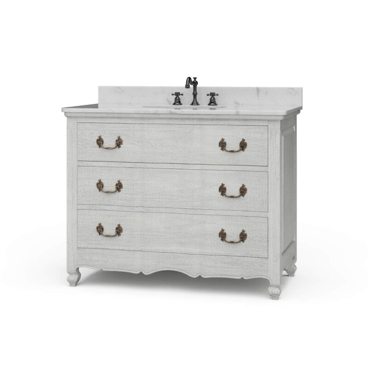 Provence Single Vanity W/ Sink & Marble Top Accent Furniture Accent Furniture 2 Provence Single Vanity W/ Sink & Marble Top Accent Furniture Accent Furniture 2