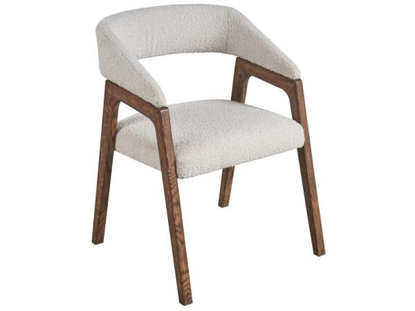 Modern Barrel Back Dining Chair - Image 5