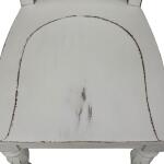 Magnolia Manor Splat Back Side Chair (RTA) Chairs & Benches Antique White & Weathered Bark 21