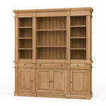 Complete Panel Bed Full Youth Beds Bleached Linen 17