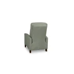 Emmett Leather Track Arm Lay Flat Manual Recliner - Image 6